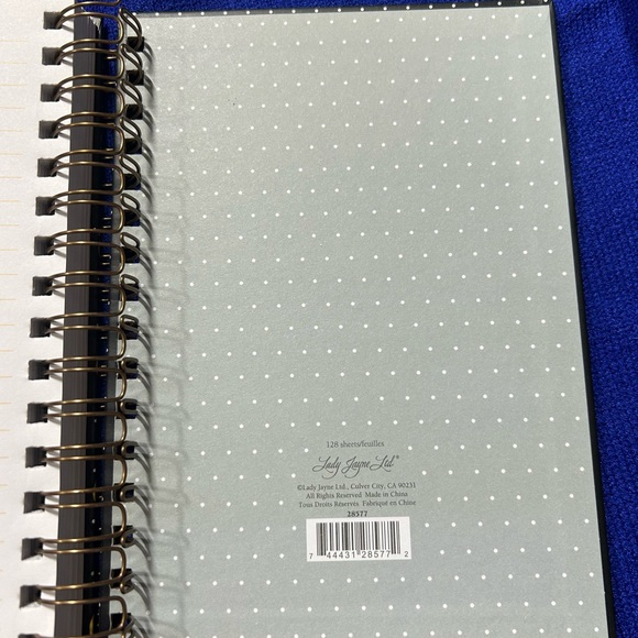 Lemon Pattern Spiral Notebook - Picture 3 of 5